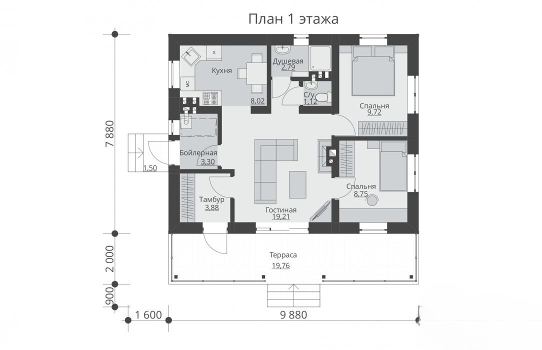 Проект дома "Кавказ"